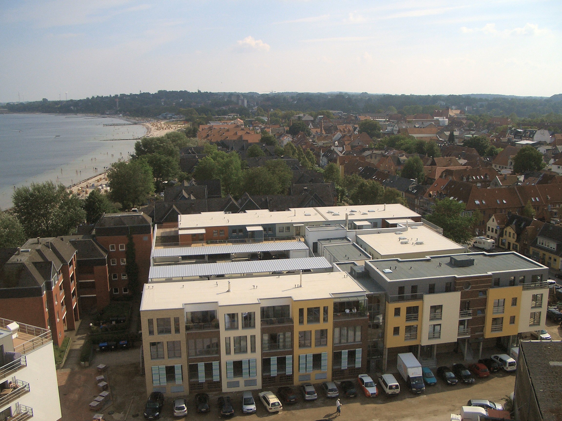 View over the beach